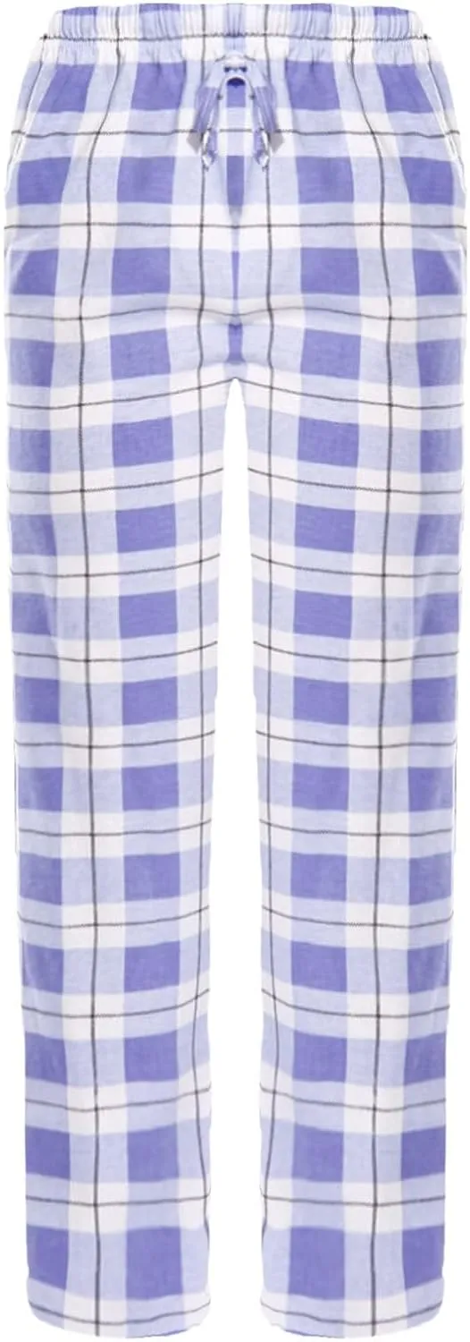 Pajamas Pants for Women Plaid Elastic Waist Sleepwear Pajama Bottom Pants Casual Sleep Lounge Pants