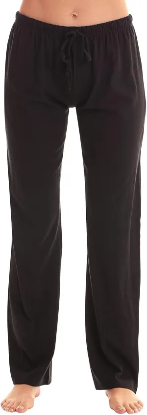 Plaid Pajama Pants Women Stretch Comfy Lounge Pants Drawstring Lounge Striped Pajama Bottoms with Pockets