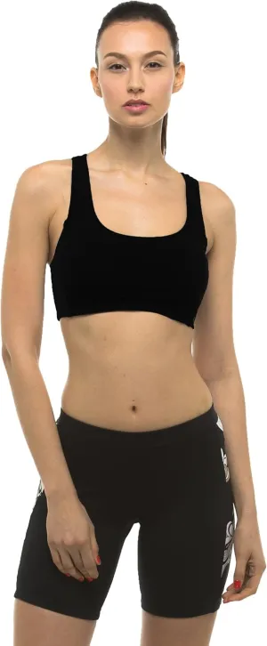 Private Island Women UPF 50  Swim Tank Bra Short Top Sports Bras Swimsuit Rash Guard (YST)