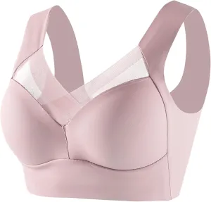 Seamless Bras for Women Sleep Leisure Sports Yoga Bra Padded Wireless Thin Soft Comfy Pullover Tops Plus Size