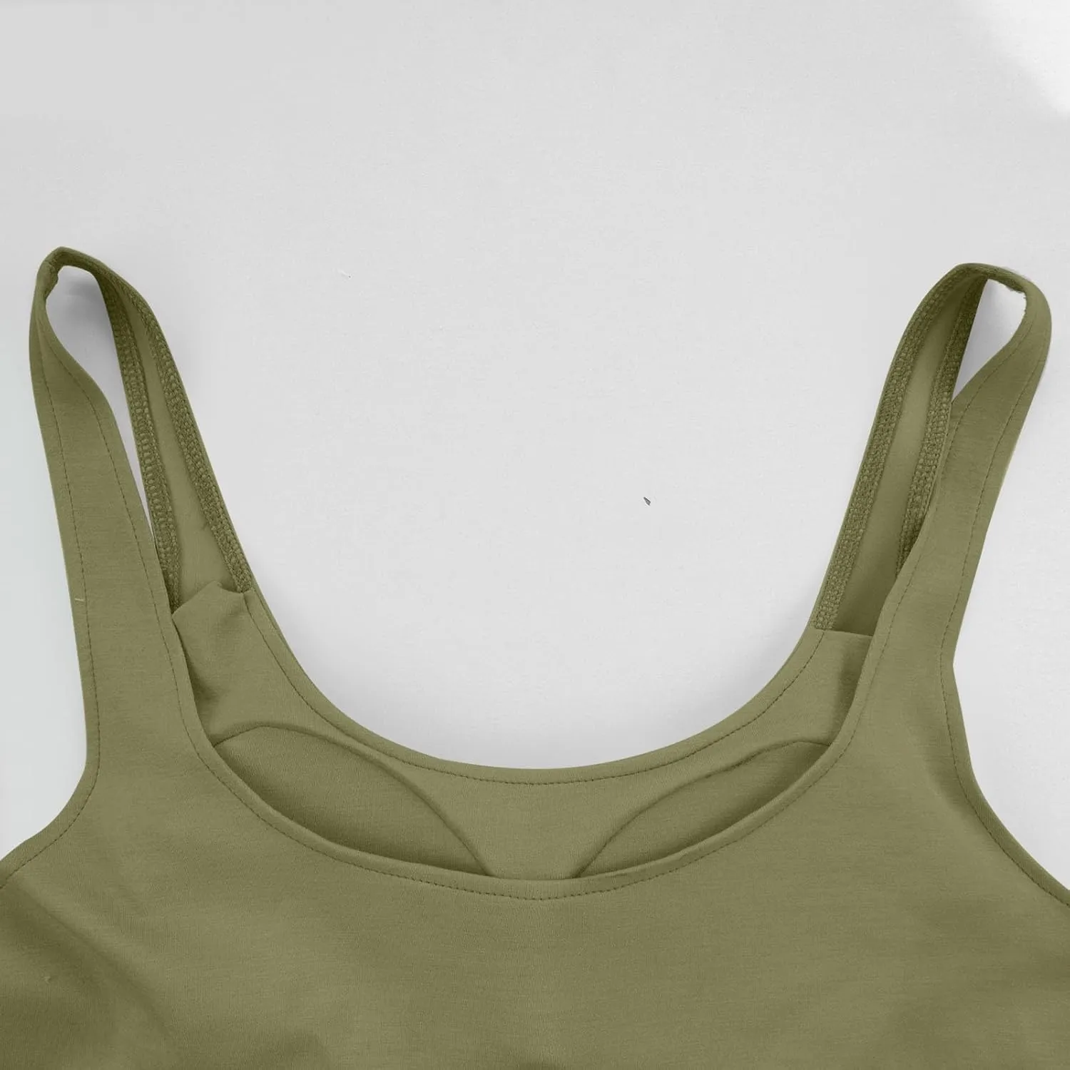 Seamless Workout Tank Tops for Women Summer Racerback Sleeveless Tops with Built-in Bra U-Back Athletic Gym Yoga Shirt