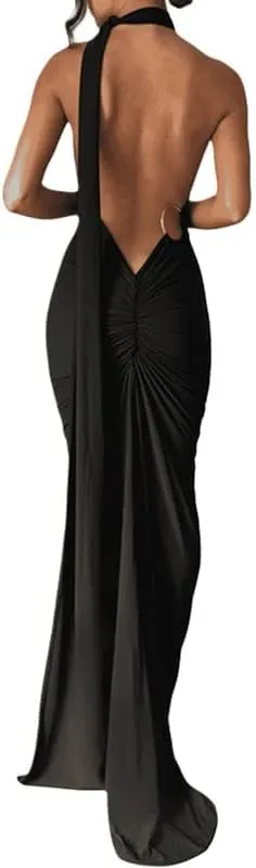 Sexy Tie Dye Print Tank Dress Slim Fit Split Long Dress in Cotton Sleeveless Dress Elegant Night Party Dress Summer Wear