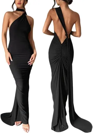 Sexy Tie Dye Print Tank Dress Slim Fit Split Long Dress in Cotton Sleeveless Dress Elegant Night Party Dress Summer Wear