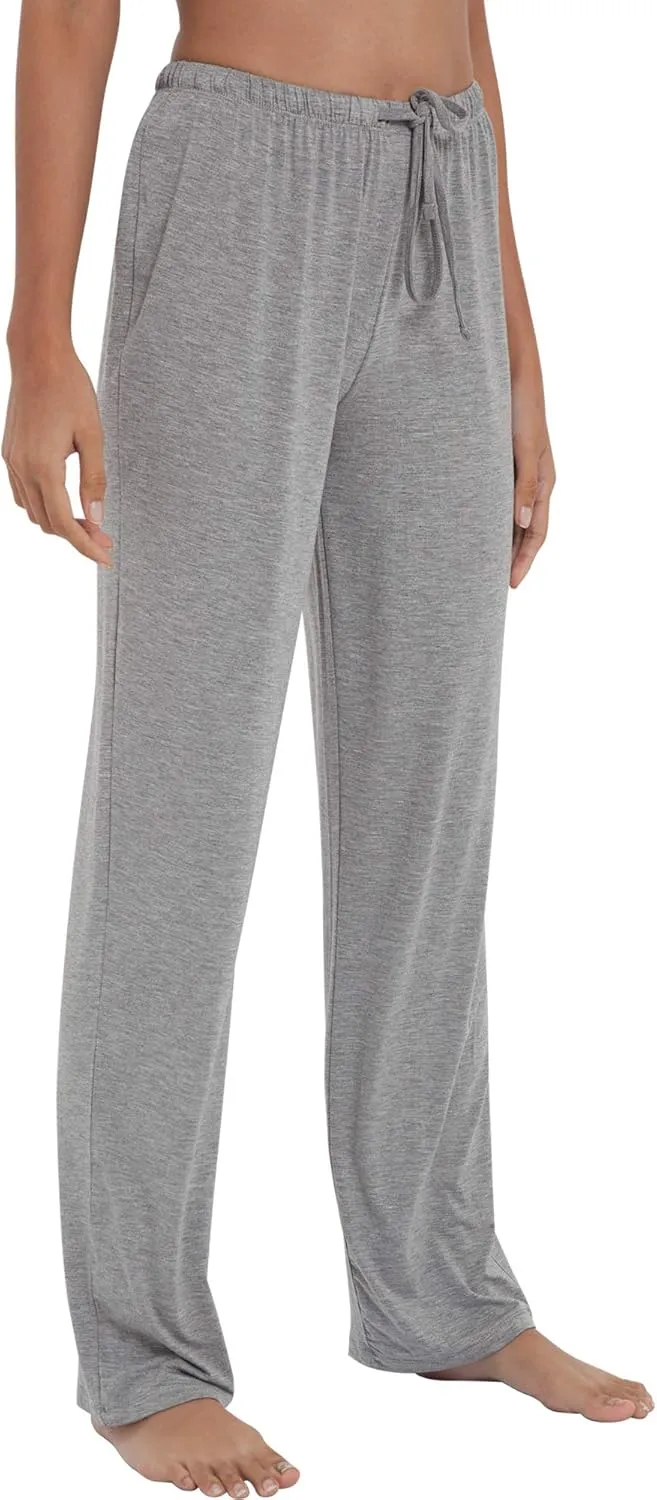 Soft Viscose Pajama Pants for Women, Comfy Lounge Sleep Pants Pj Bottoms Drawstring Sleepwear