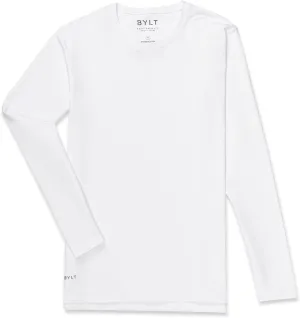 Split Hem Long Sleeve Men's Shirt