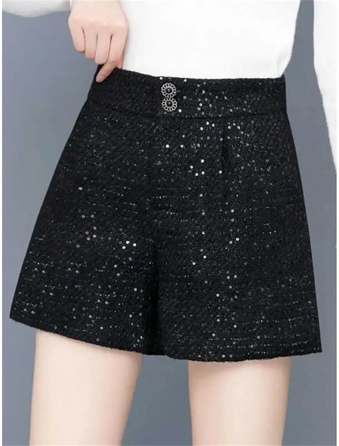 Spring Summer Light Blue Denim Shorts Women Low Waist Slim Fit Nightclub Casual