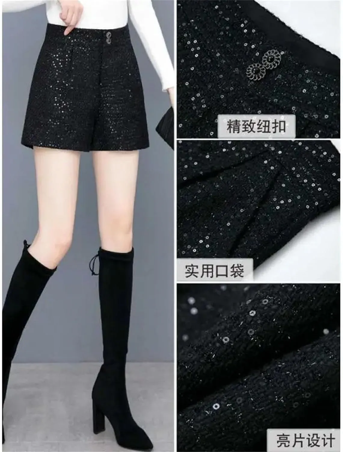 Spring Summer Light Blue Denim Shorts Women Low Waist Slim Fit Nightclub Casual