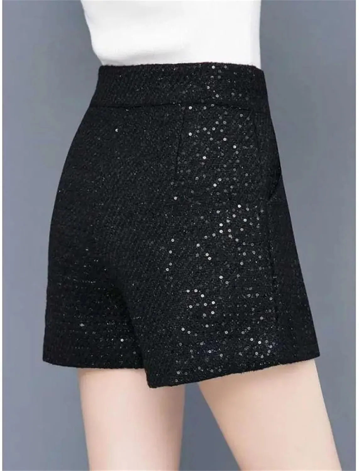Spring Summer Light Blue Denim Shorts Women Low Waist Slim Fit Nightclub Casual
