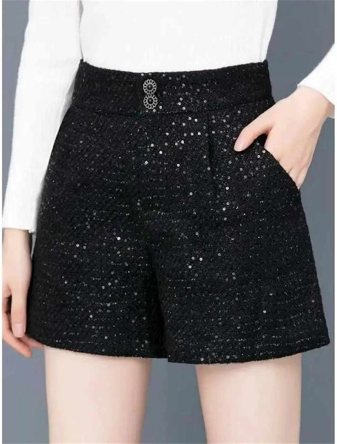 Spring Summer Light Blue Denim Shorts Women Low Waist Slim Fit Nightclub Casual