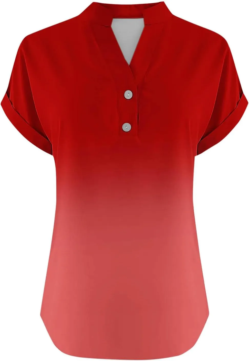 Summer Tops for Women Dressy Casual 2025 Fashion Womens Linen Shirts Loose Fit V Neck Short Cap Sleeve Tshirs