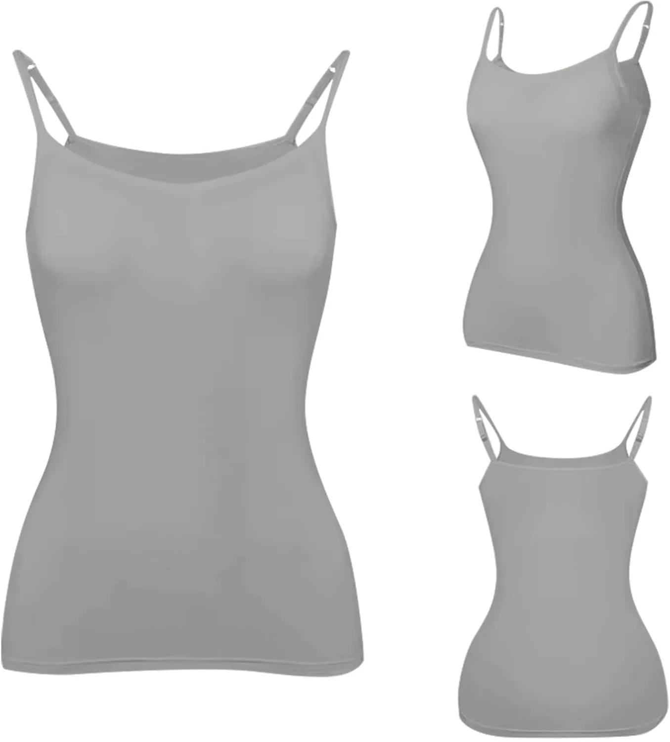 Tank Top with Built in Bra for Women Sleeveless U Neck Shapewear Yoga Slim Fit Camisole Workout Tops