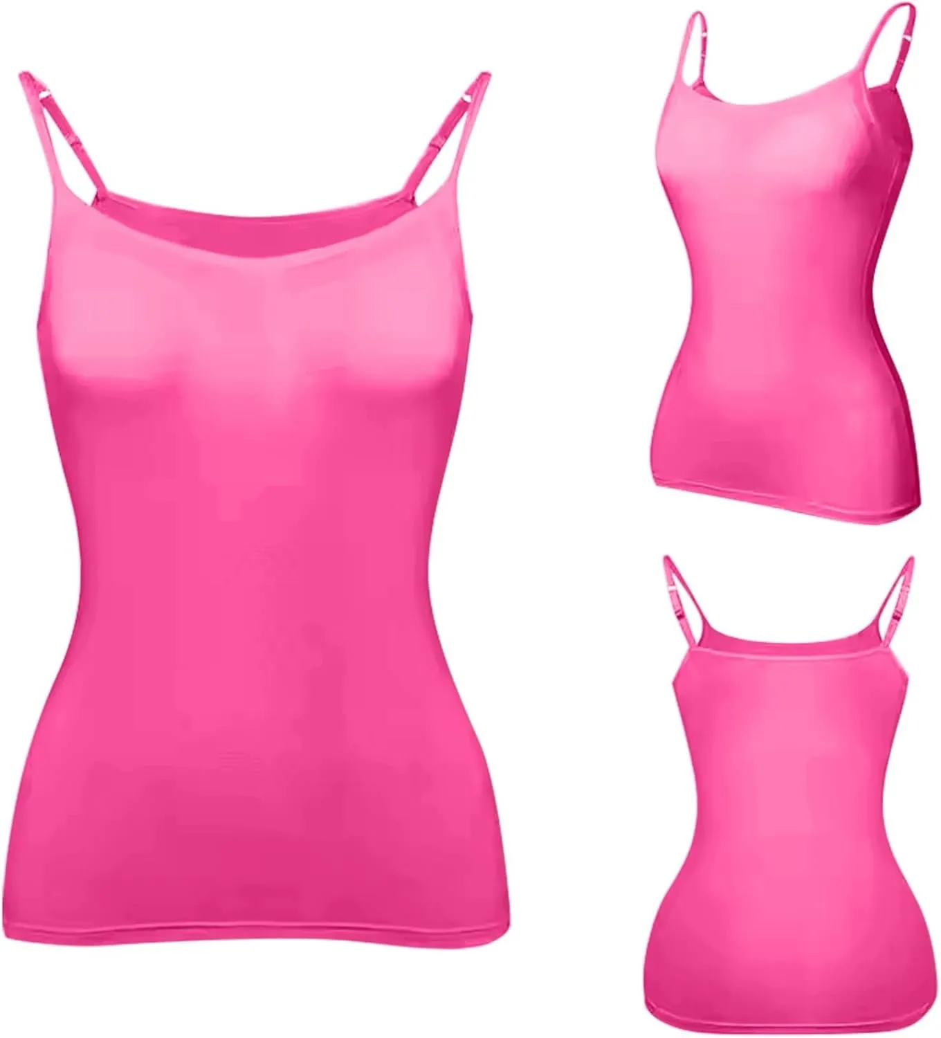 Tank Top with Built in Bra for Women Sleeveless U Neck Shapewear Yoga Slim Fit Camisole Workout Tops