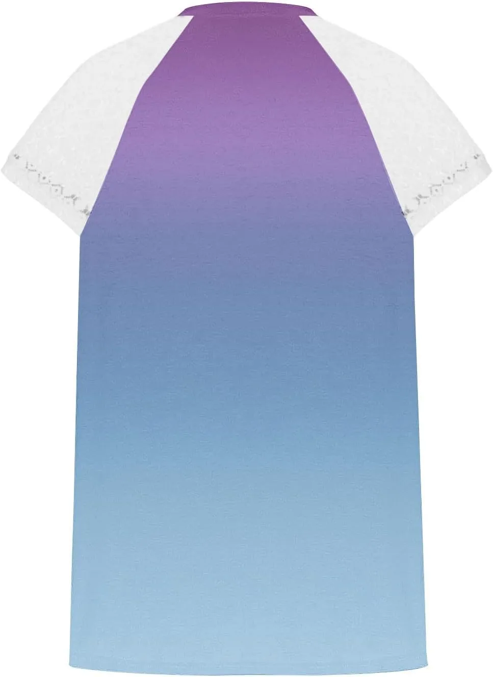 Tank Tops for Women Trendy Patchwork Lace Sleeveless Gradient Color Crew Neck Camisole Casual Vacation Tunic Shirts