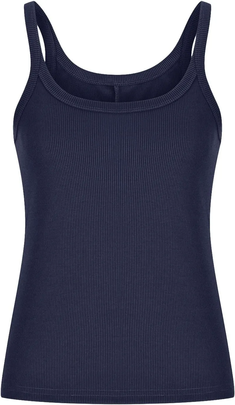 TARIENDY Tank Top for Women Plus Size Slim Fit Scoop Neck Tops Athletic Workout Casual Summer Plain Sleeveless Shirts