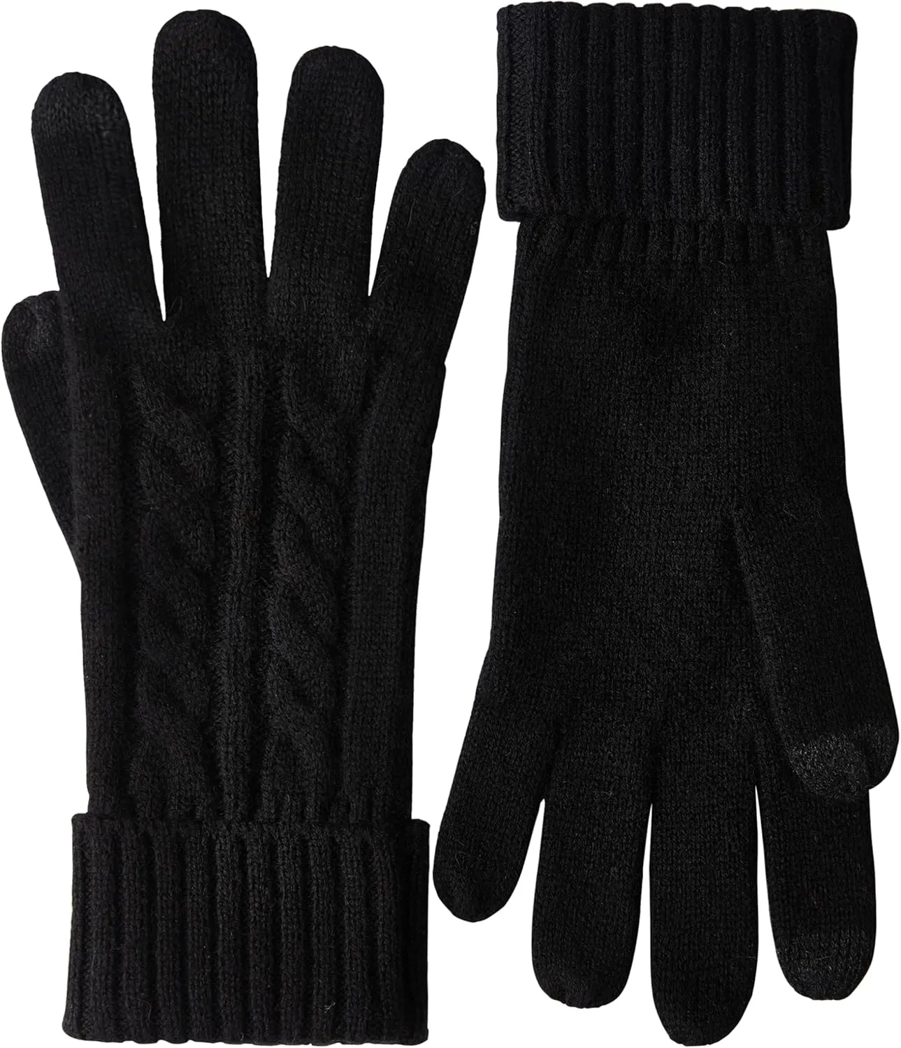 VIKIDEER Touchscreen 100% Pure Cashmere Gloves Women Ladies Soft Knit and Long Ribbed Cuffs