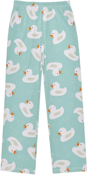 visesunny Boys' Pants Cute Animal Pattern Jogger Sweatpants Elastic Waist Long Bottoms Trousers with Two Pockets S-XL