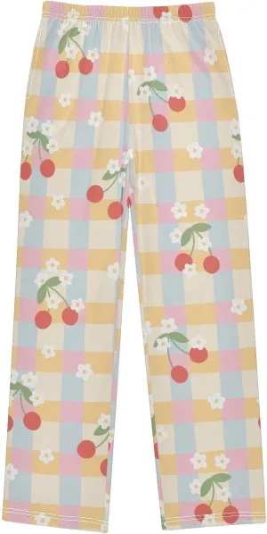 visesunny Boys' Pants Cute Animal Pattern Jogger Sweatpants Elastic Waist Long Bottoms Trousers with Two Pockets S-XL
