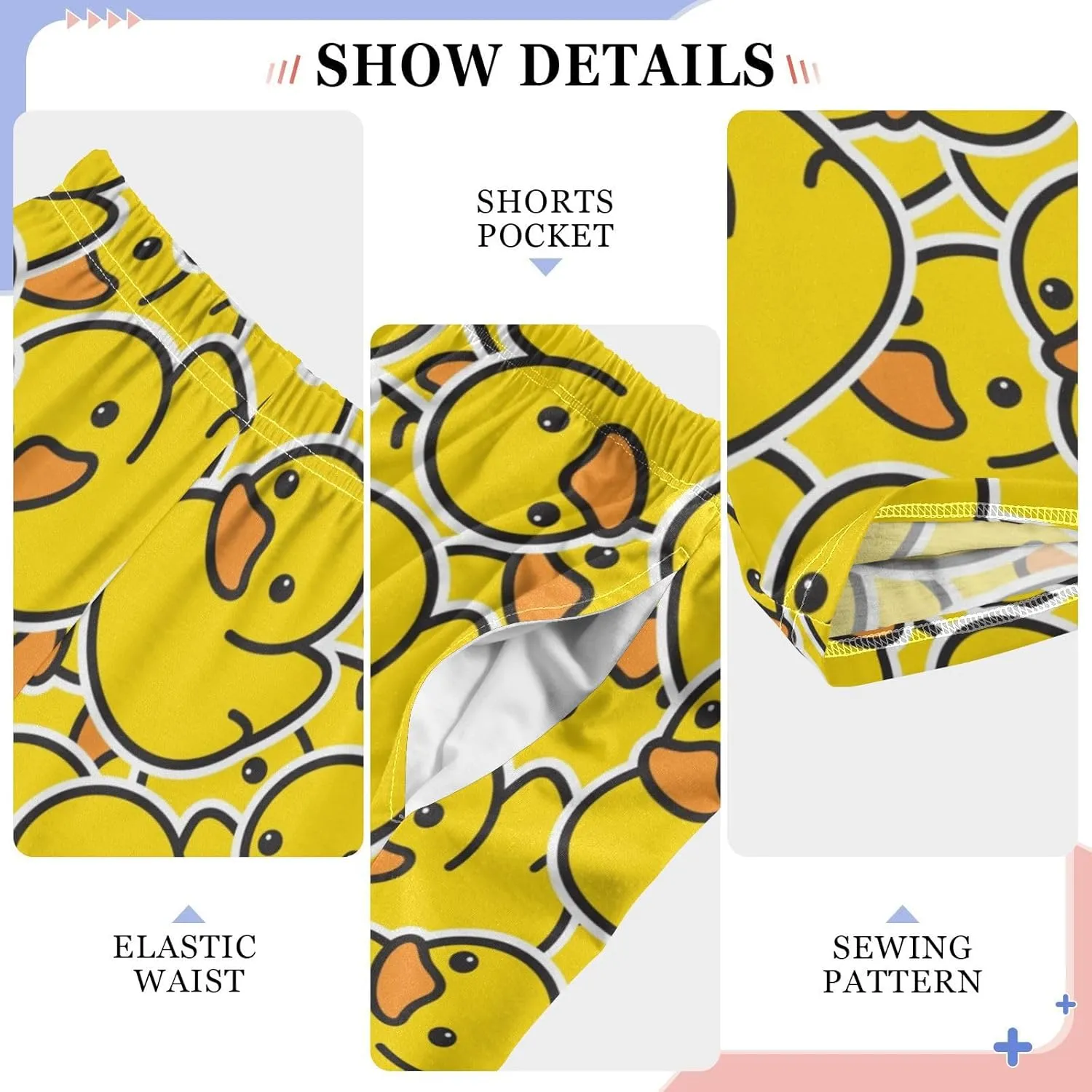 visesunny Boys' Pants Funny Pattern Jogger Pants Elastic Waist Long Bottoms Trousers Loungewear with Two Pockets S-XL