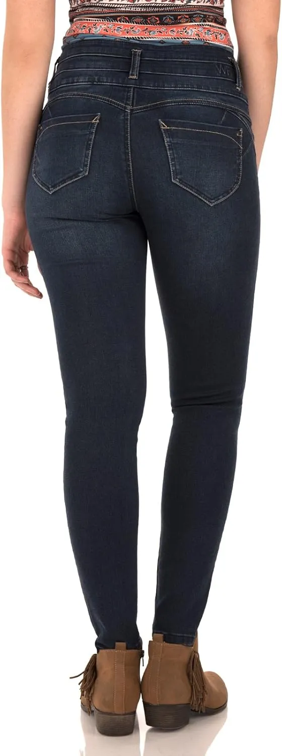 WallFlower Women's Juniors Instasoft High-Rise Sassy Skinny Jeans (Standard and Plus)
