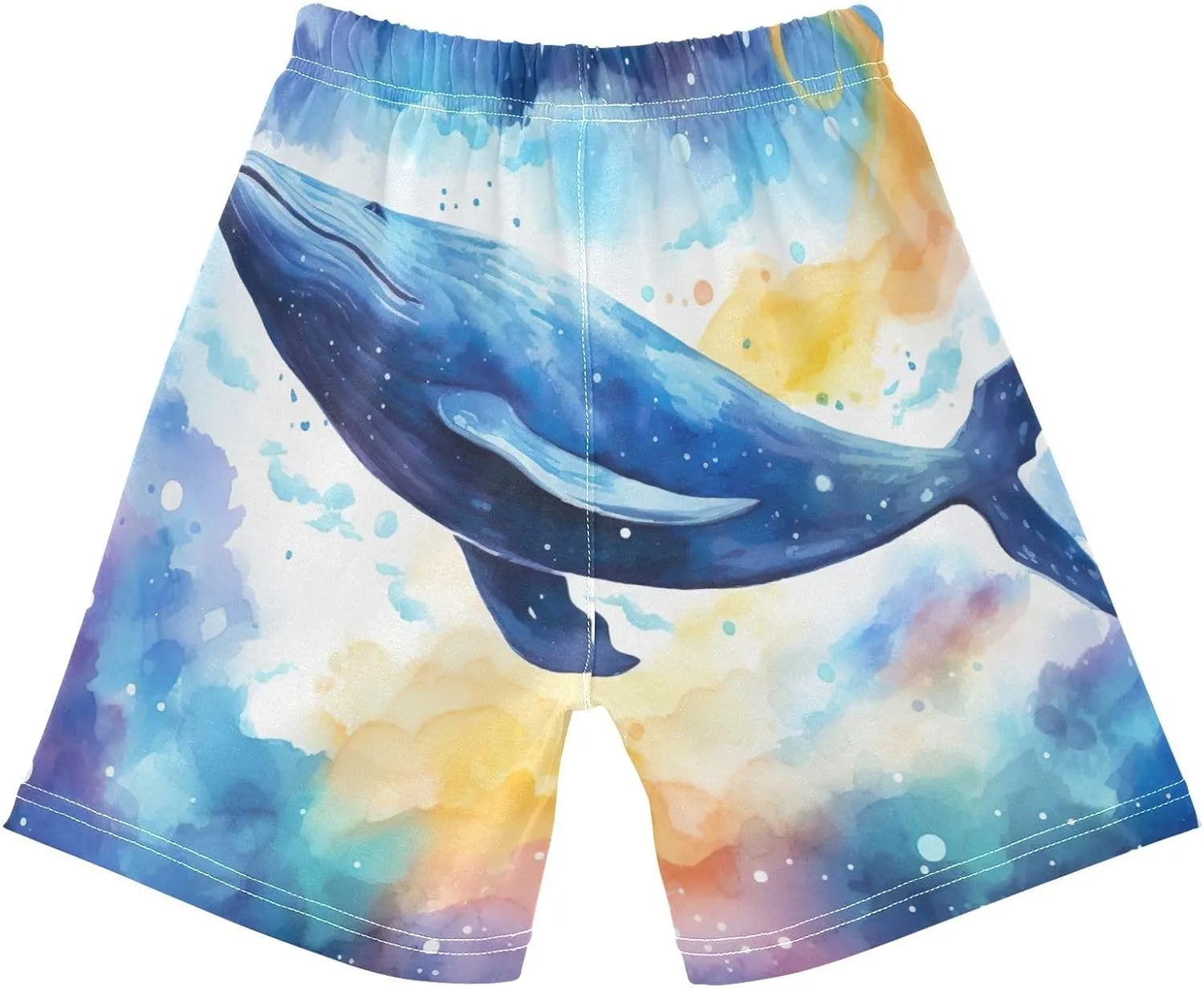 Whales Moon Star Baby Boys Shorts Breathable Cotton Short for Kids Toddler,2T