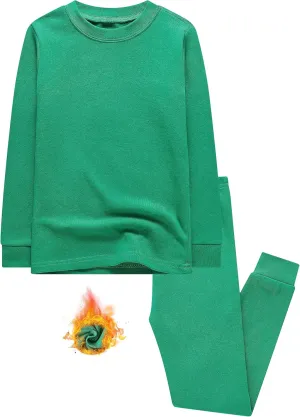 Winging Day Thermal Underwear Set Girls Boys Long Johns Kids Pajamas Pjs