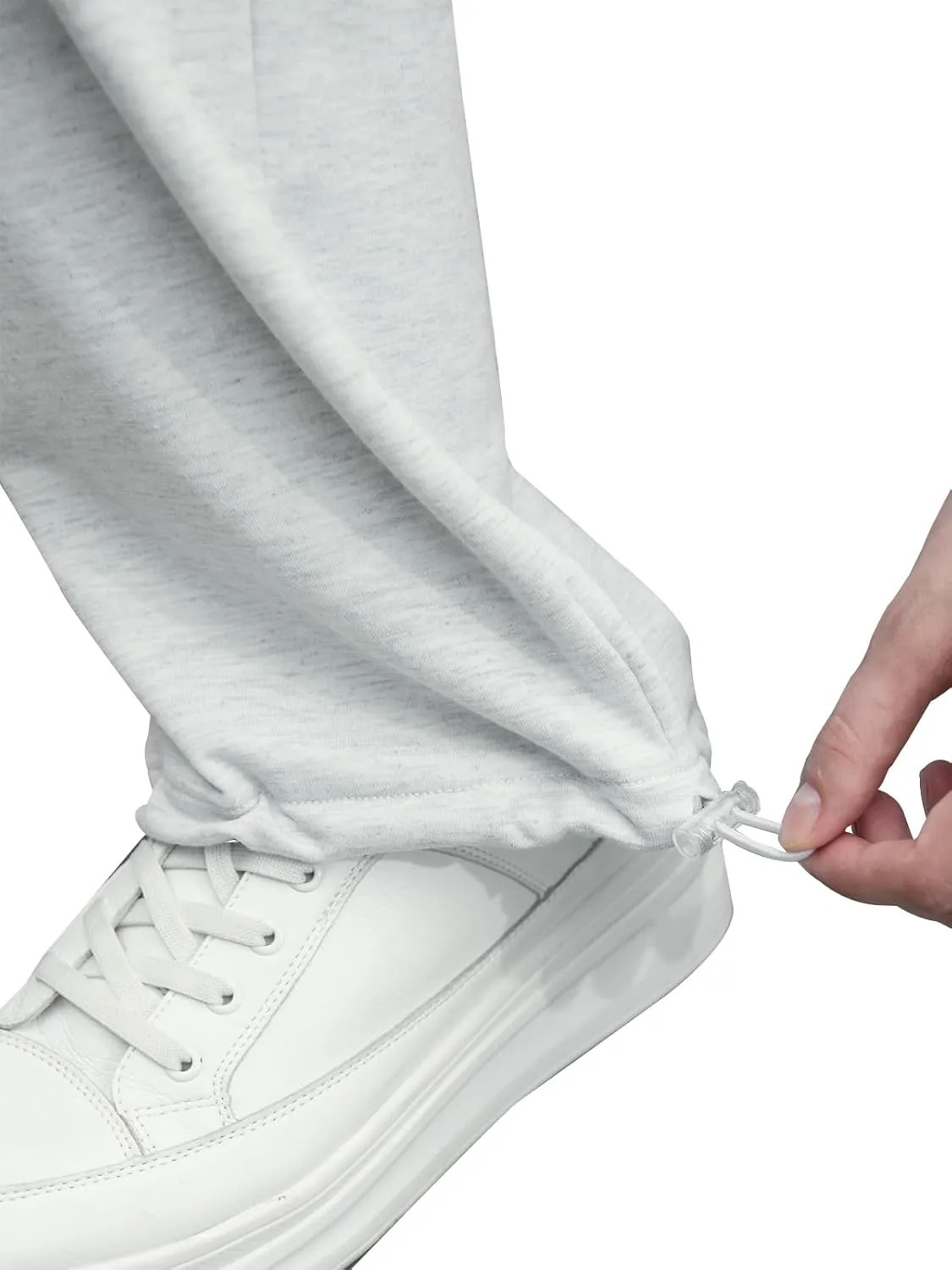 Womens Cargo Sweatpants Casual Baggy High Waisted Joggers Pants with Pockets Straight Leg Pants