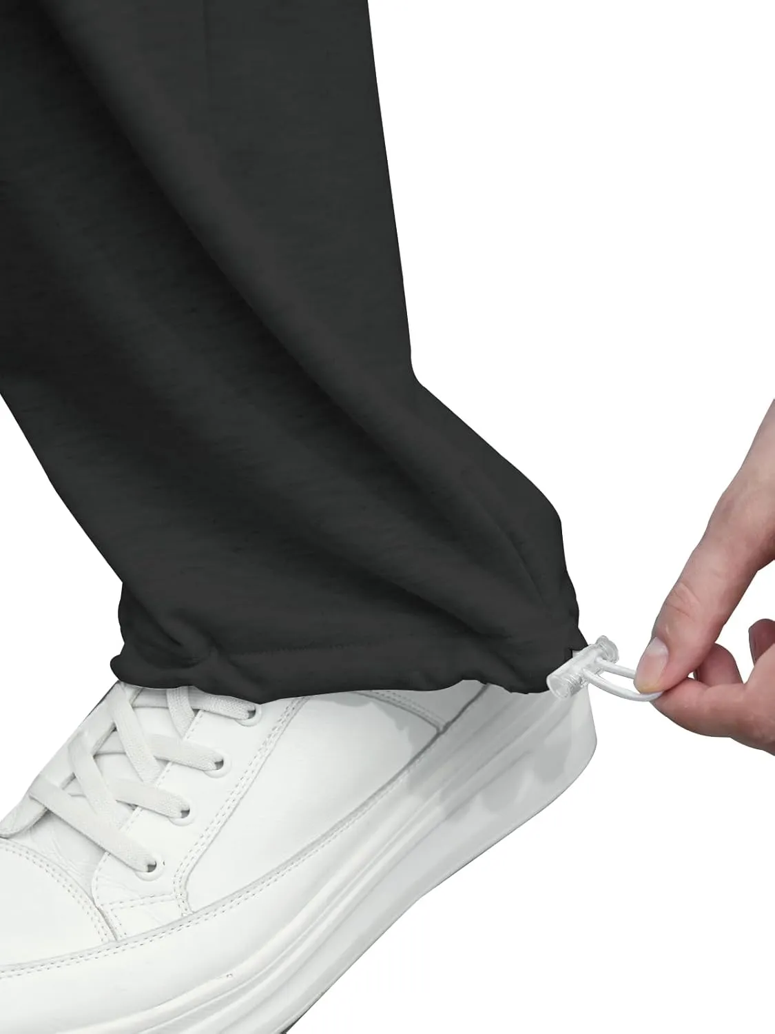 Womens Cargo Sweatpants Casual Baggy High Waisted Joggers Pants with Pockets Straight Leg Pants