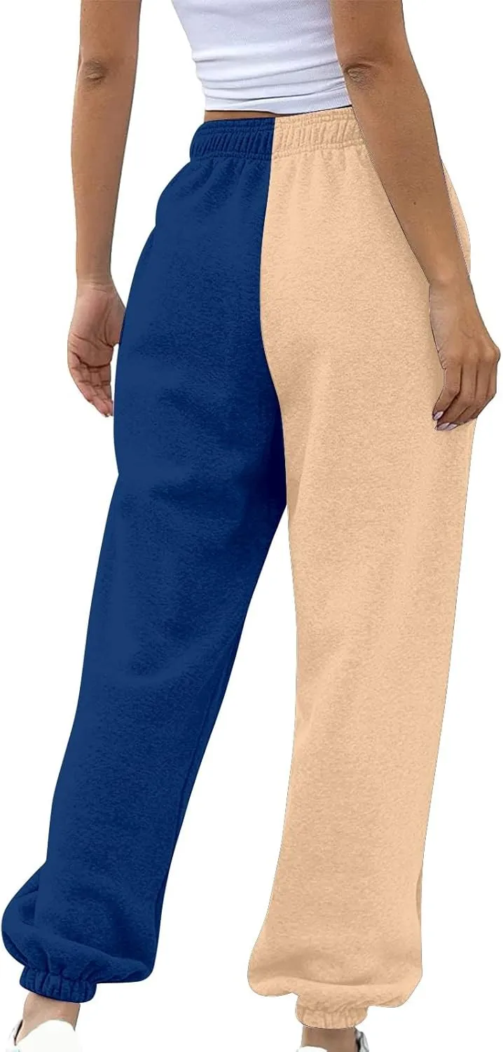 Womens Cargo Sweatpants Joggers Pants Workout High Waisted Yoga Pants with Pockets Lounge Trousers