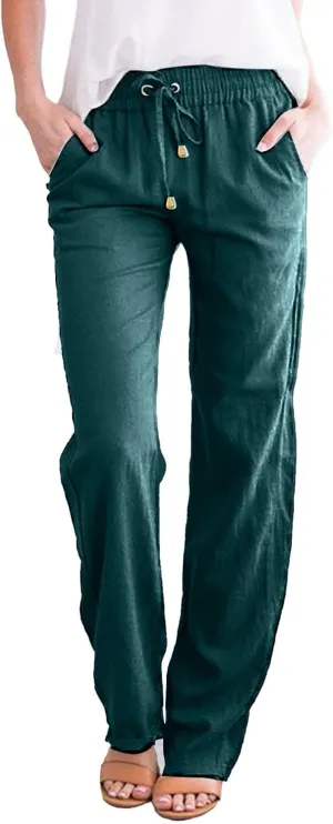 Womens Cargo Sweatpants Winter Low Beach Leggings with Pockets Water Resistant Water Resistant