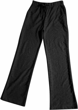 Women's Casual Pants Trendy Solid Color Straight Wide Leg Bootcut Palazzo Pants Relaxed Fit Yoga Trousers Loungewear