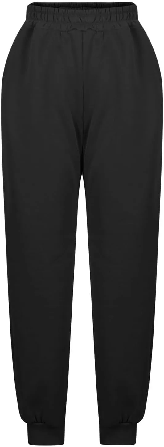 Womens Joggers with Pockets Loose High Waisted Sweatpants Workout Lounge Pull On Pants Fleece Joggers with Pockets