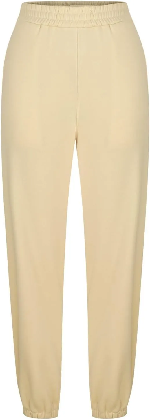 Womens Joggers with Pockets Loose High Waisted Sweatpants Workout Lounge Pull On Pants Fleece Joggers with Pockets