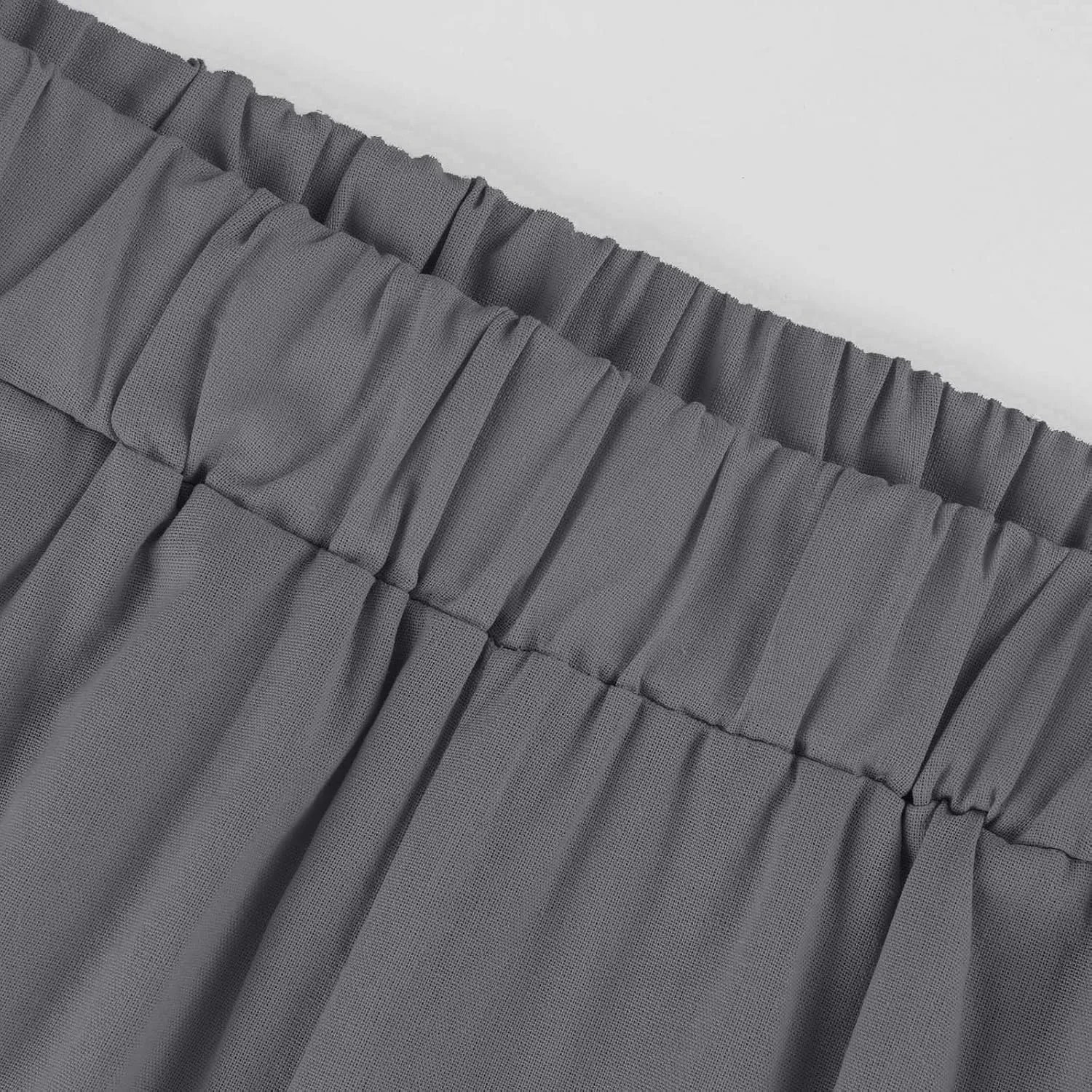Womens Linen Pants with Pockets Elastic High Waist Straight Leg Pant Plus Casua Lightweight Summer Comfort Trousers