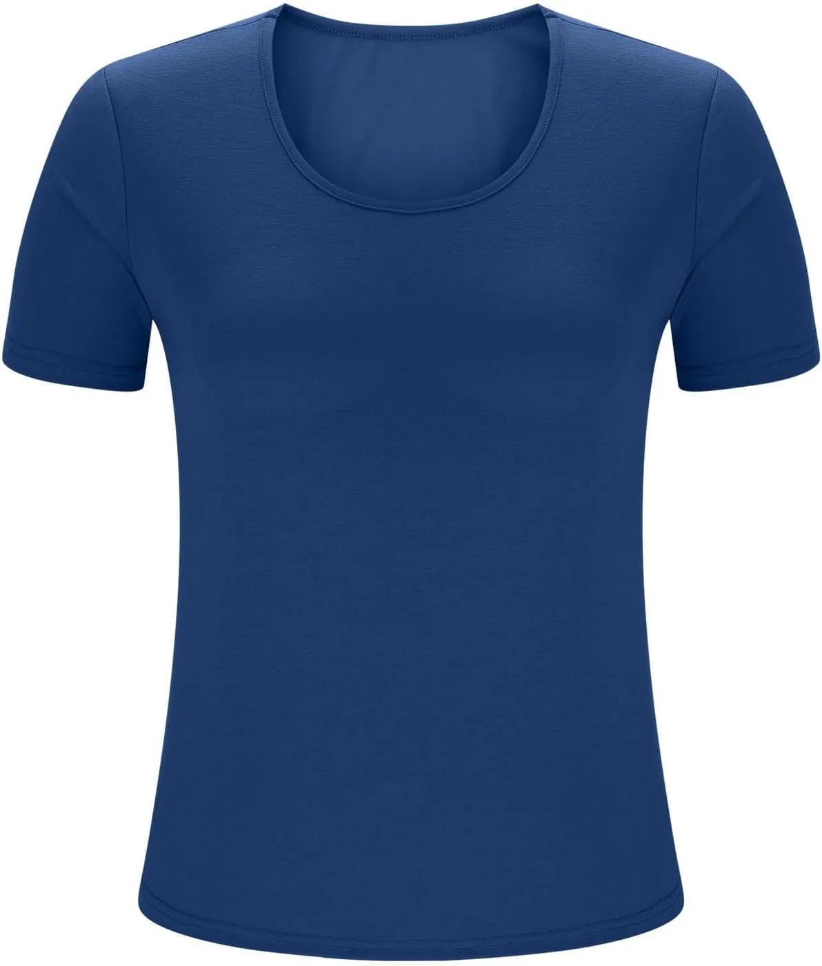 Womens Plus Size Workout Tops with Built in Shelf Bra Short Sleeve T-Shirt Soft Pajama Top Yoga Athletic Shirts