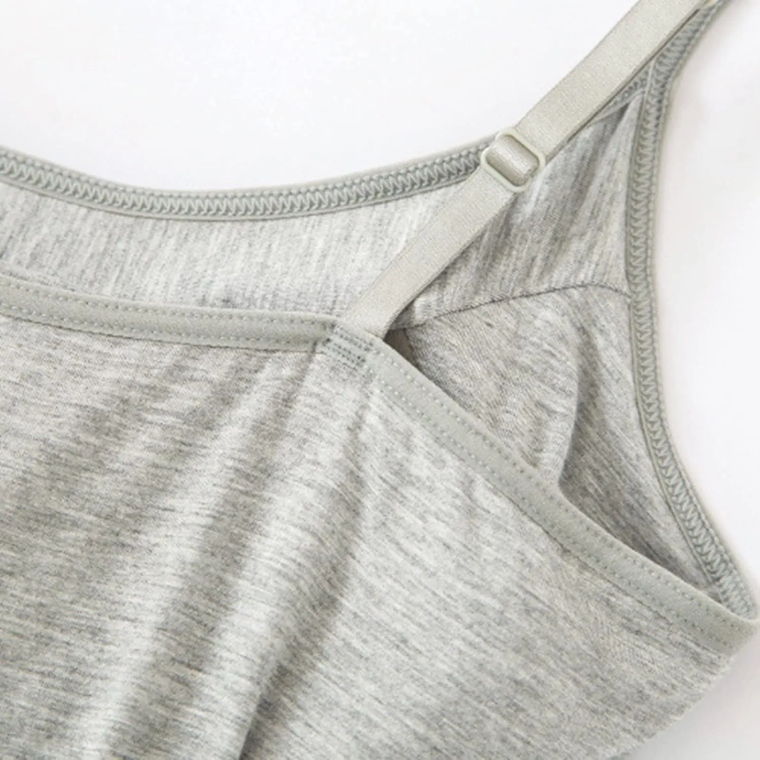 Womens Seamless Adjustable Camisole Built in Shelf Bra Summer Cotton Layering Casual Undershirts Yoga Gym Outfits Tops