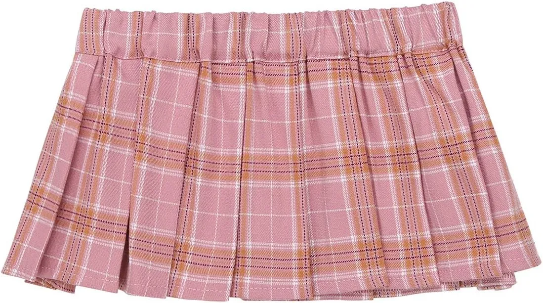 Women's Sexy Mini Pleated Plaid Short Skirt Schoolgirls Cosplay Lingerie Sleepwear Nightwear