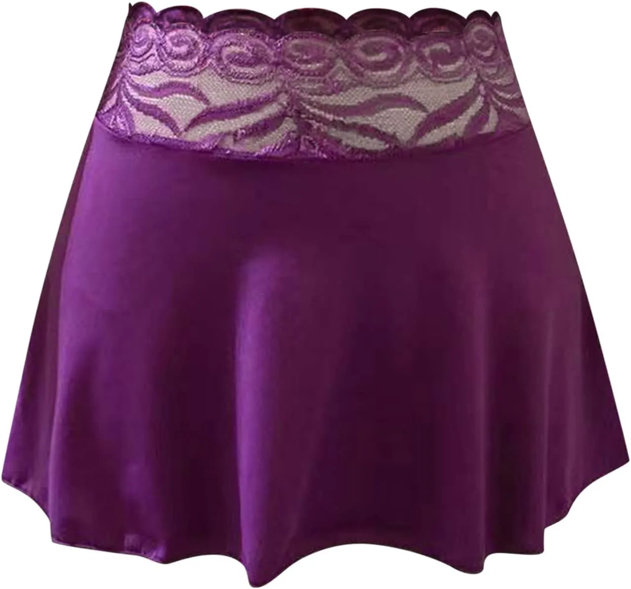 Women's Sexy See Through Sheer Micro Mini Skirt High Waist Party Short Skirt Rave Novelty Clubwear Skirt