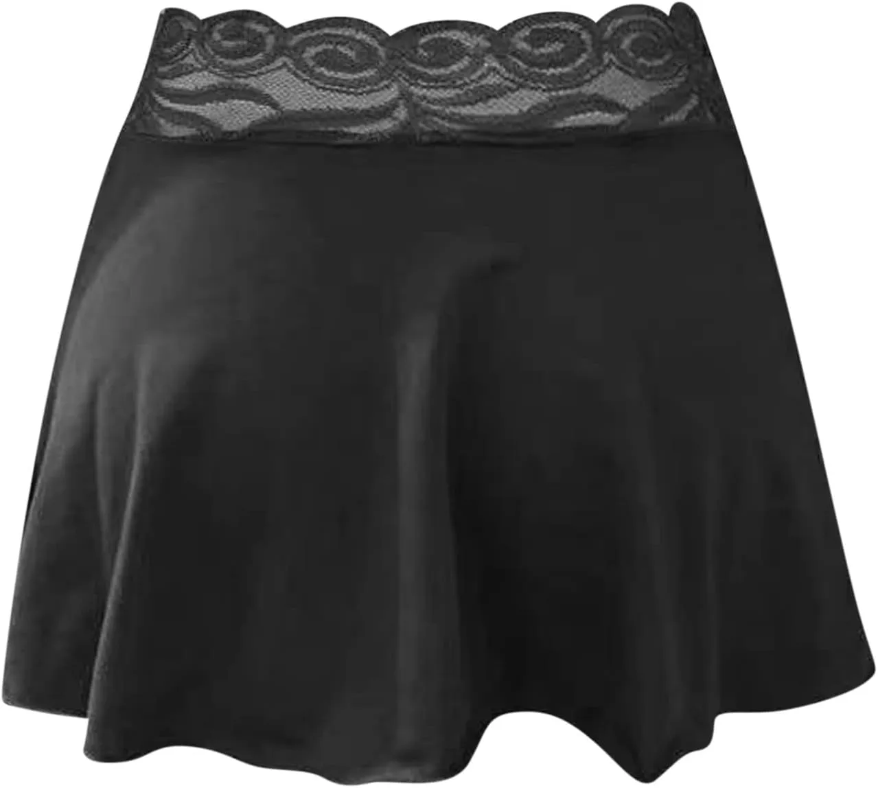 Women's Sexy See Through Sheer Micro Mini Skirt High Waist Party Short Skirt Rave Novelty Clubwear Skirt