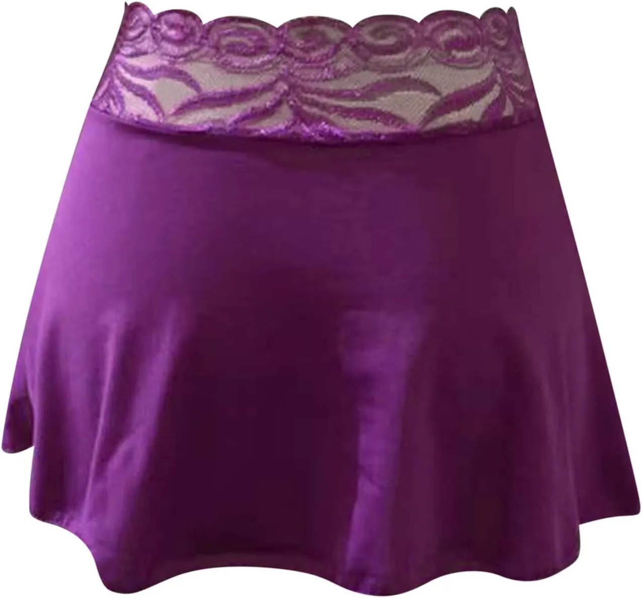 Women's Sexy See Through Sheer Micro Mini Skirt High Waist Party Short Skirt Rave Novelty Clubwear Skirt