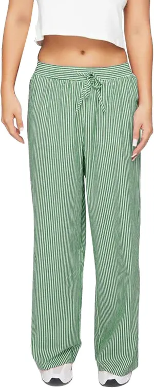 Womens Striped Pants Lightweight Summer Casual Pants Wide Leg Loose Fit Trousers Straight Leg Pants for Women