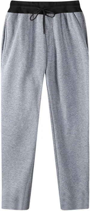 Womens Sweatpants 2024 Fleece Lined Pants Drawstring Wide Leg Pants with Pockets