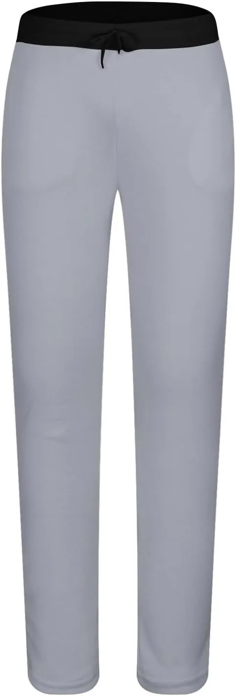 Womens Sweatpants 2024 Fleece Lined Pants Drawstring Wide Leg Pants with Pockets