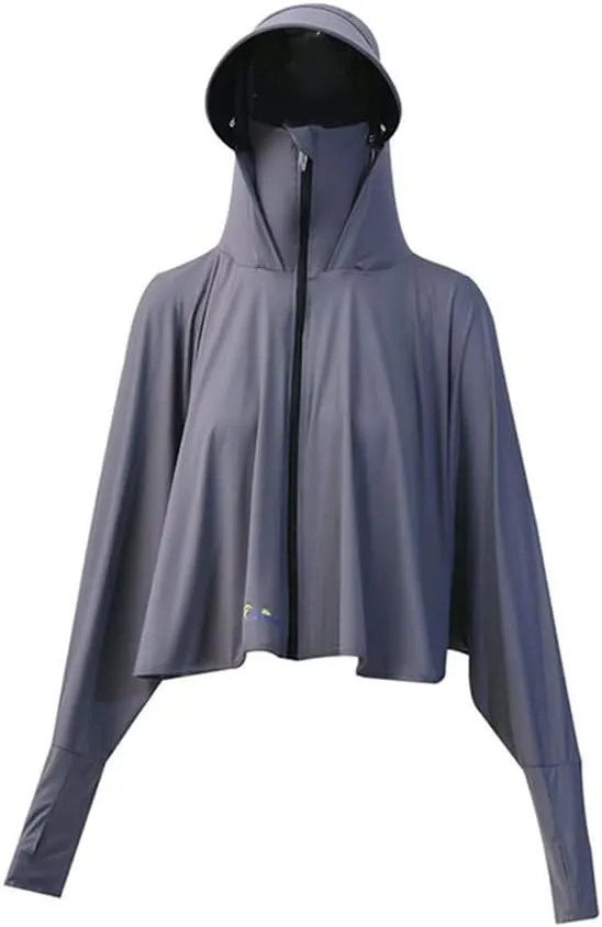 Women's UPF 50  Sun Protection Cool Touch Hoodie Jacket Lightweight Long Sleeve Sun Shirt Hiking Outdoor Quick Dry