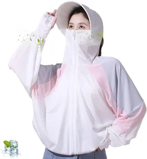 Women's UPF 50  Sun Protection Hoodie Jacket Lightweight Long Sleeve Sun Shirt Hiking Outdoor Sports Cool Touch