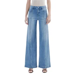 Women's Vervet High Rise Full Length Extreme Wide Leg Jeans LV1702