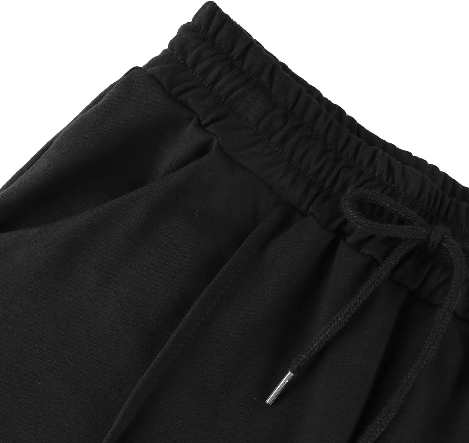 Womens Wide Leg Sweatpants Casual Drawstring High Waisted Flared Sweatpants Baggy Lightweight Joggers with Pockets