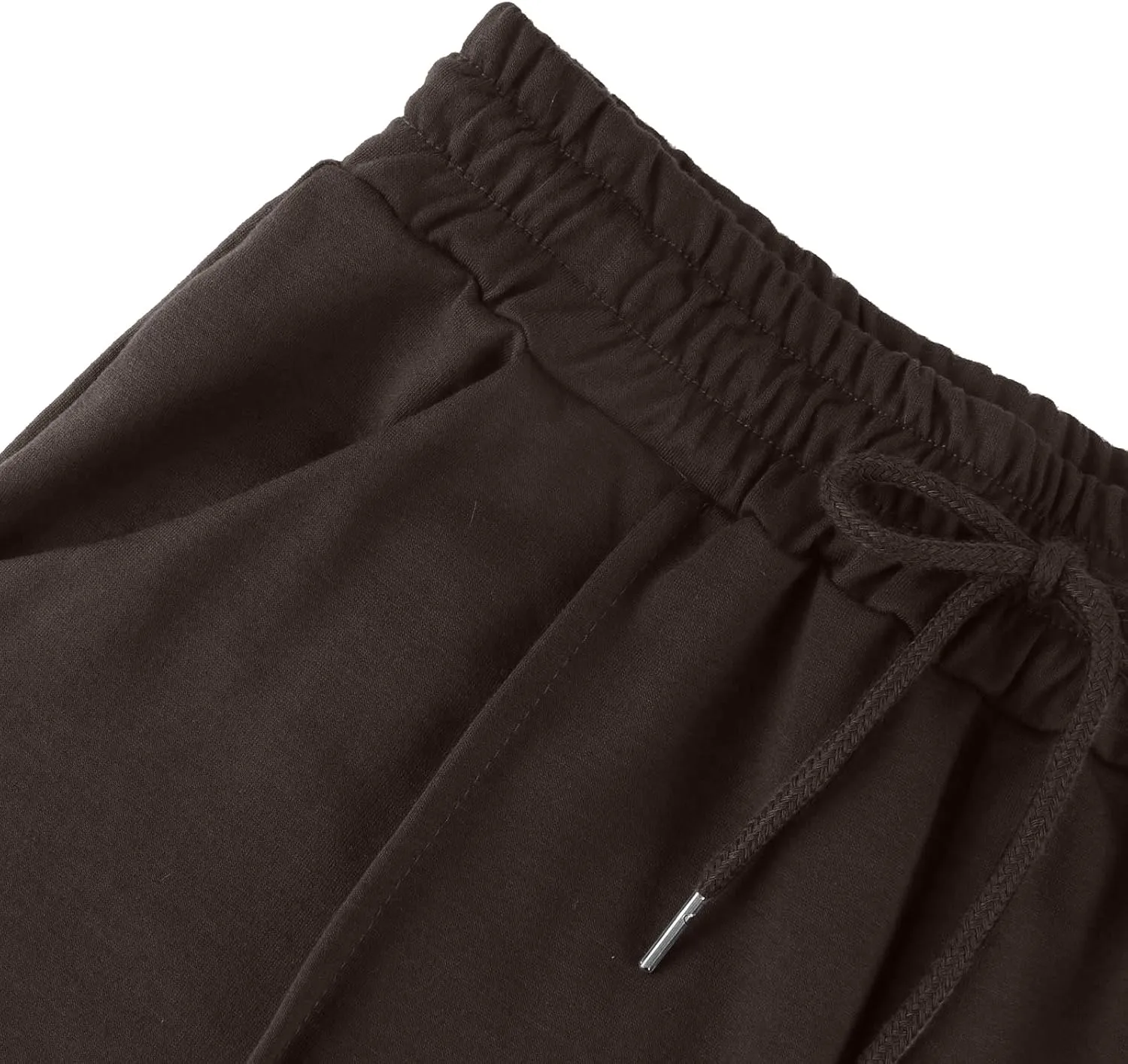 Womens Wide Leg Sweatpants Casual Drawstring High Waisted Flared Sweatpants Baggy Lightweight Joggers with Pockets