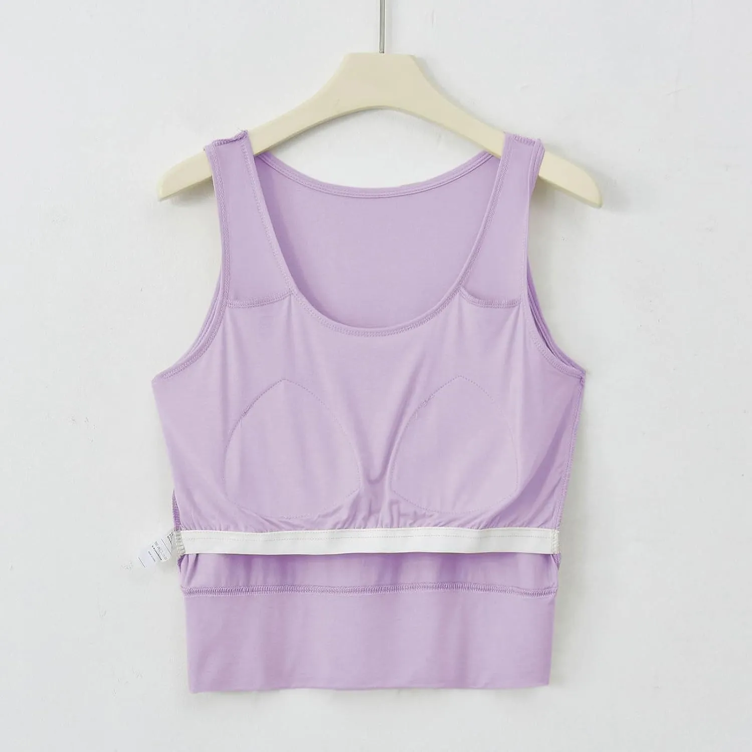 Workout Crop Tank Tops for Women with Chest Pad Casual Sports Fitness Yoga Shirts Summer Seamless Breathable Blouse