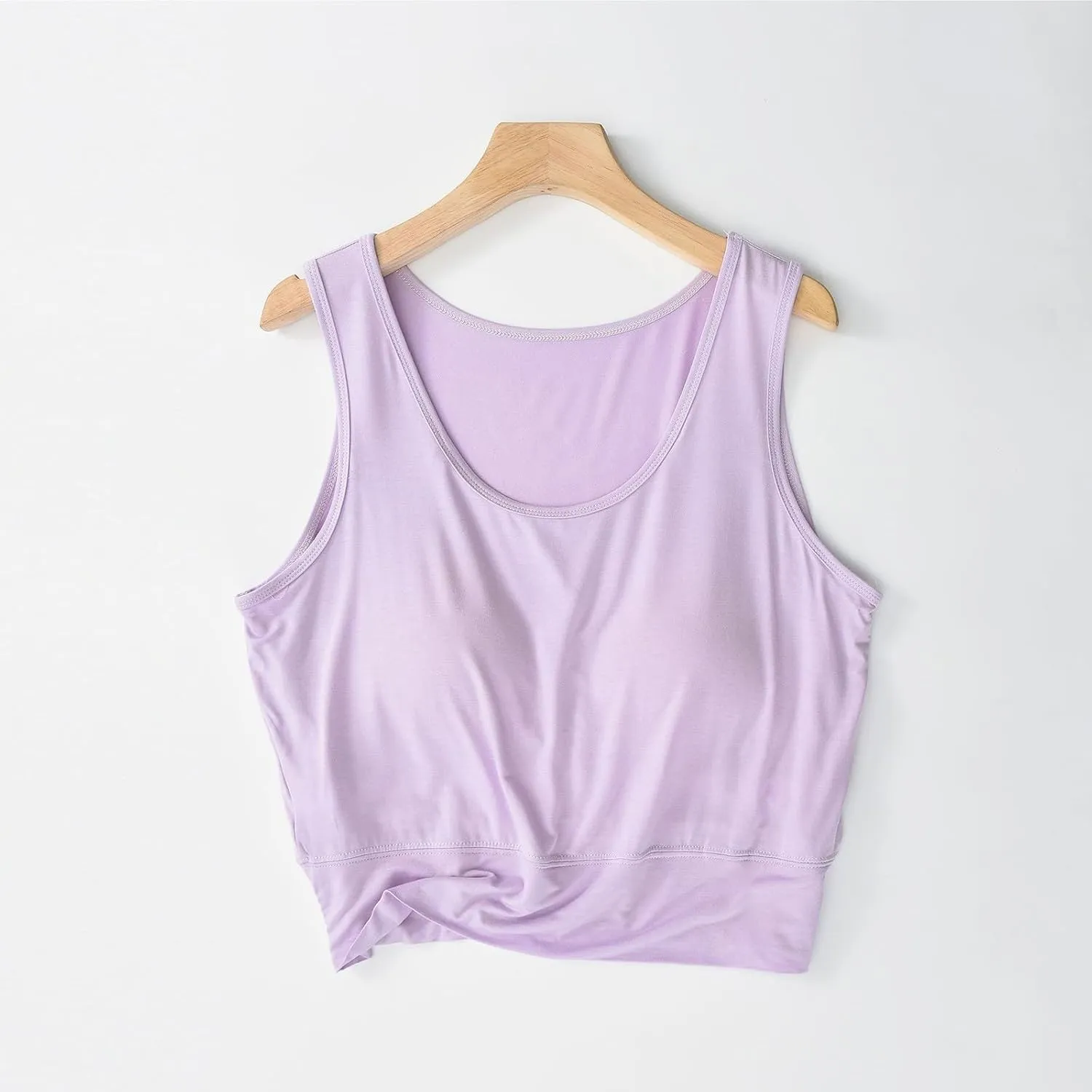 Workout Crop Tank Tops for Women with Chest Pad Casual Sports Fitness Yoga Shirts Summer Seamless Breathable Blouse