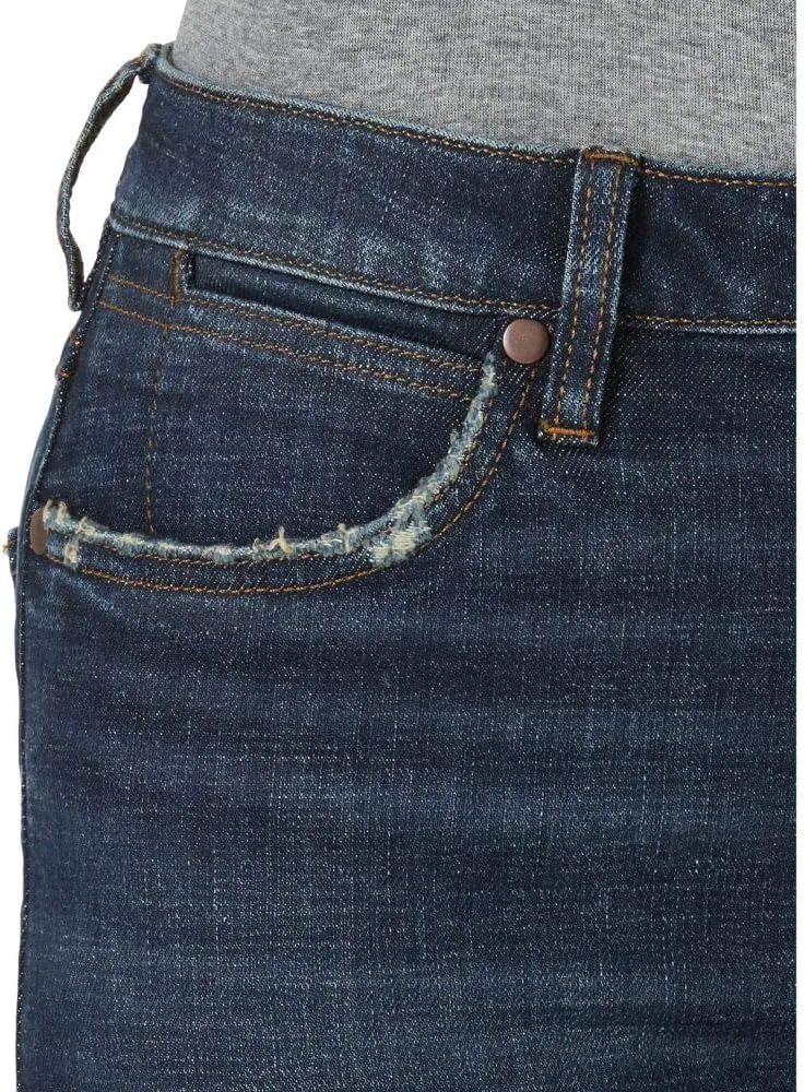 Wrangler Women's Retro High Rise Skinny Green Jean